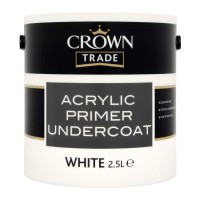 2.5L Crown Trade Acrylic Primer Undercoat - White