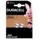2pk Duracell Batteries - LR44