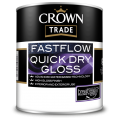 Crown Trade Fastflow Quick Dry Gloss - White (1L)
