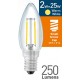 2w (= 25w) Clear LED Candle - SES
